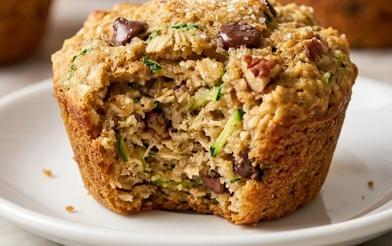 Zucchini Oatmeal Muffins