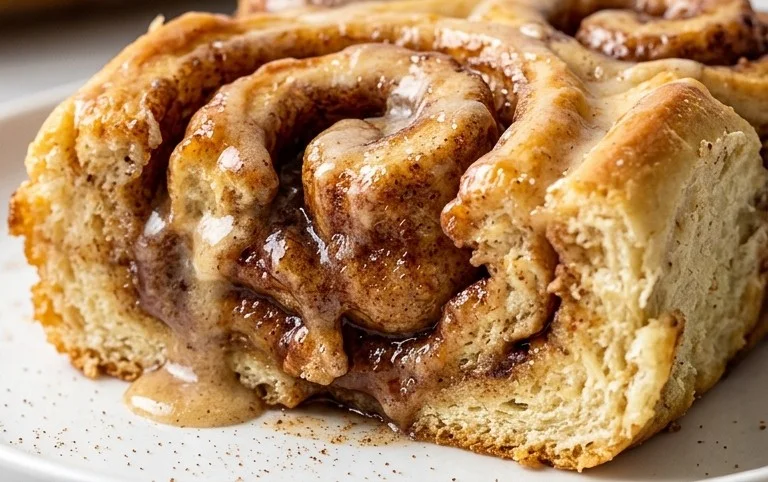 Easy Cinnamon Roll Casserole (7 ingredients!)