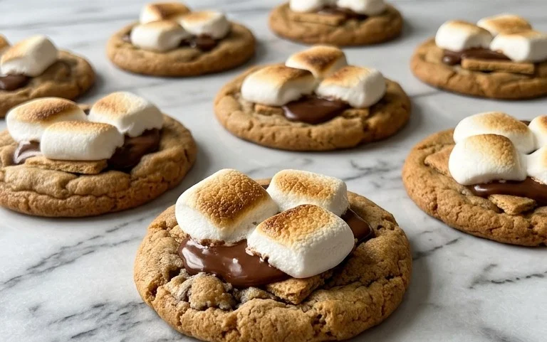 Gooey S’mores Cookies – Campfire Flavor Without the Fire